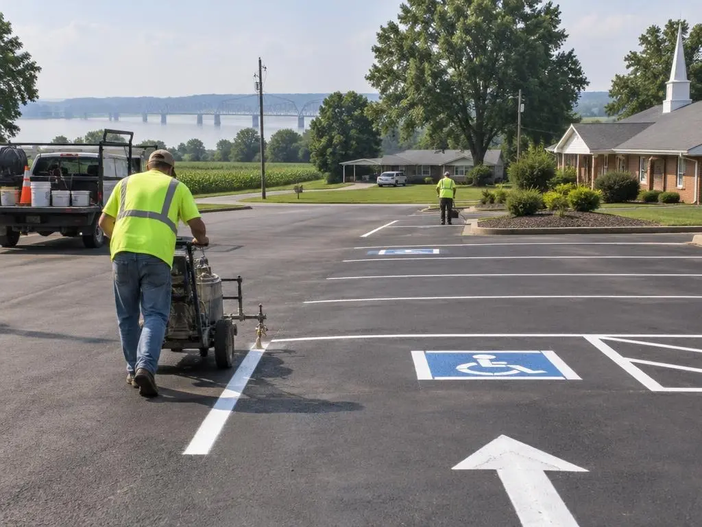 Line Striping in Owensboro, KY
